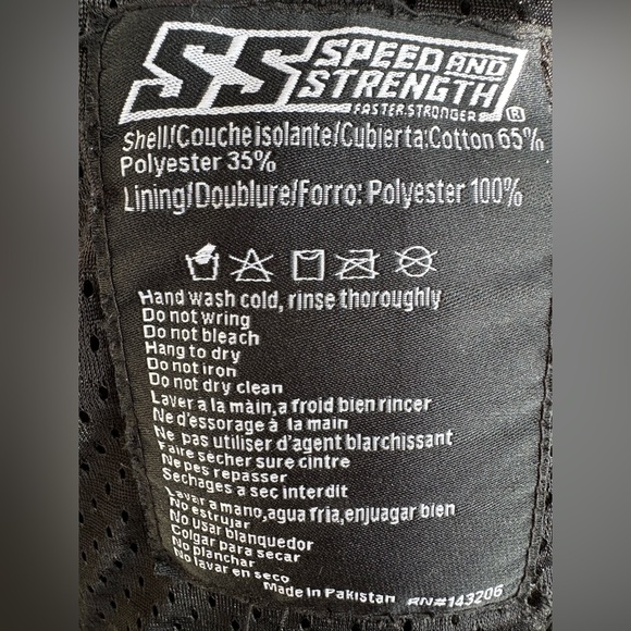 Speed and Strength Armored Motorcycle sweatshirt, size 2x. - Picture 9 of 9